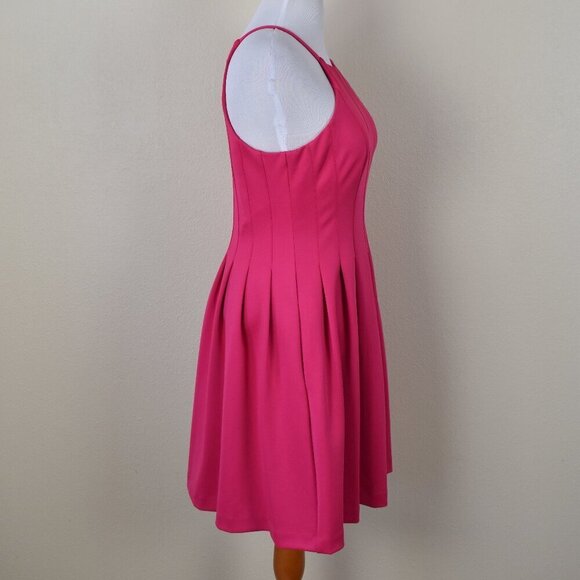 Calvin Klein Scuba Fit and Flare Dress - 12 - Picture 6 of 8